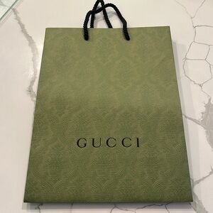 New Gucci shopping bag.